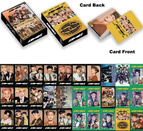 HOMRAA 5 عبوات/150 قطعة من بطاقات Lomo Card Kpop Photocards بطاقات تهنئة مع بطاقات بريدية لـ Ateez in Saudi Arabia