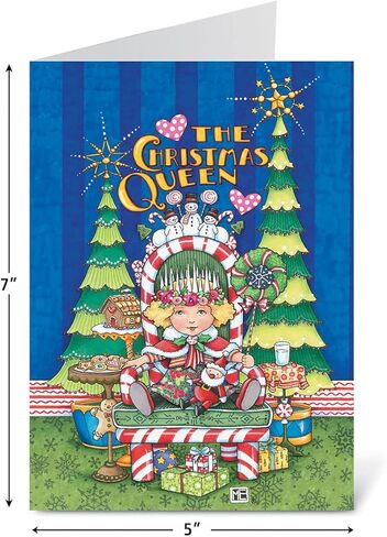 Current Classic Christmas Card Assortments - Holiday Greeting Cards, Set of 32, Large 5" x 7", Sentiments Inside, Envelopes Included in Saudi Arabia