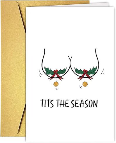 Funny Pickle Pun Christmas Card, Humorous Merry Christmas Card for Brother Sister Bestie Friends Family Friend, Joke Pickle Relish the Moment Xmas Holiday Cards in Saudi Arabia