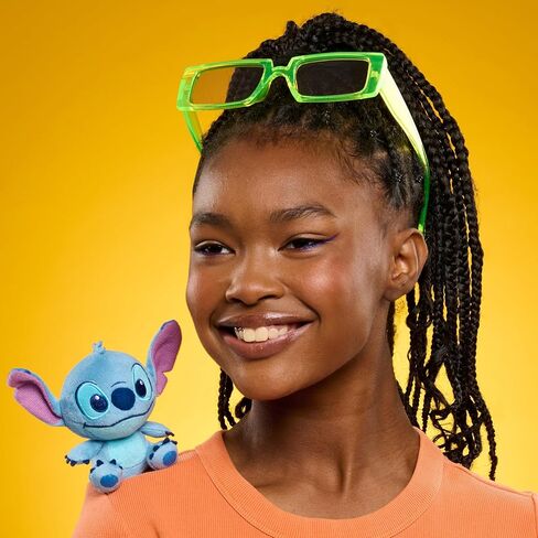 Disney Perch’d 4-inch Shoulder Plush Stitch Stuffed Animal, Wearable Plushie, Soft Toy for Fans, Girls, Boys, Kids, Ages 2 and Up by Just Play in Saudi Arabia