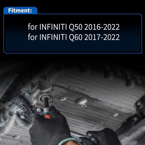 حشية وعاء زيت المحرك لسيارة إنفينيتي Q50 2016-2022 مجموعة قابس تصريف حوض زيت ناقل الحركة لسيارة إنفينيتي Q60 2017-2022 رقم 111105CA2A/111105CA1A بلاستيك in Saudi Arabia