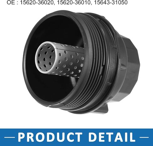 Car Engine Oil Filter Cover Oil Plug 15620-36020 with O Ring Washer Oil Filter Housing Cap Assembly Part for Toyota C-HR 2018-2019 in Saudi Arabia