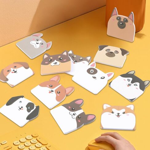 12 Sets Cute Cat Sticky Notes,Sticky Notes Set for Office, Home, School, Meeting, Supplies Creative Gifts(Style 1) in Saudi Arabia