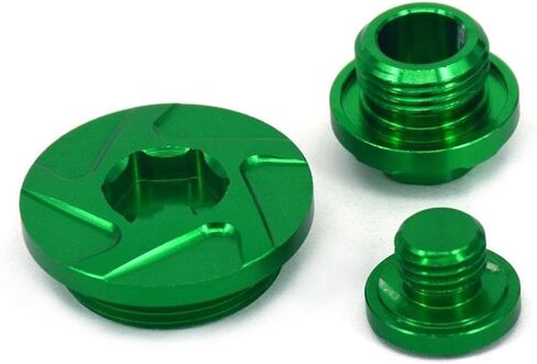 علبة المرافق، غطاء علبة المرافق مناسب لـ Kawasaki KX250F 11-16 KX450F 09-16 KLX450R دراجة نارية محرك CNC توقيت قبعات النفط حشو التوصيل غطاء علبة المرافق in Saudi Arabia