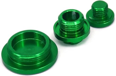 علبة المرافق، غطاء علبة المرافق مناسب لـ Kawasaki KX250F 11-16 KX450F 09-16 KLX450R دراجة نارية محرك CNC توقيت قبعات النفط حشو التوصيل غطاء علبة المرافق in Saudi Arabia