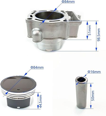 علبة المرافق، غطاء علبة المرافق مناسب لأجزاء محرك ZONGSHEN NC 250CC 300CC مجموعة أسطوانات الدراجة النارية 84 مم حشية حلقة مكبس كتلة الأسطوانة (مجموعة واحدة) in Saudi Arabia