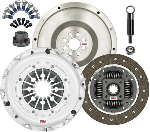 مجموعة القابض ClutchMaxPRO شديدة التحمل OEM مع دولاب الموازنة متوافقة مع BMW 1999-2003 323i 323Ci 325i 325Ci 325Xi 525i Z3 Z4 2.5L E39 E46 M52TUB25 M54B25 (CP03947CDFW-CK) in Saudi Arabia