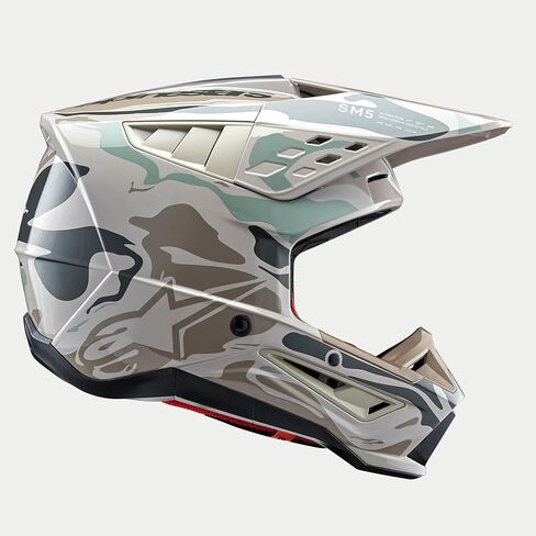 Alpinestars SM5 Mineral Helmet, Lightweight Protection for MX Riders in Kuwait