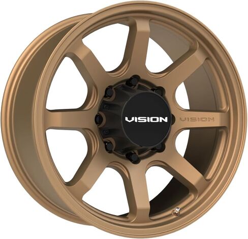 Vision 351 Flow 17x8.5 8x6.5 "+18 ملم حافة عجلة برونزية 17 بوصة 351-7881BZ18 in Saudi Arabia