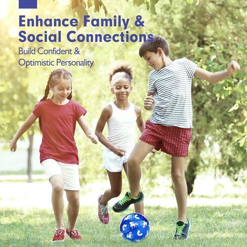 hahaland Size 3 Soccer Ball for Kids with Pump & Mesh Bag - Glitter Unicorns Gifts for Girls -Sports & Outdoor Play Toys in Kuwait