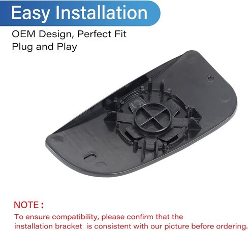 68067731AA Driver Left Side Lower Mirror Glass, Compatible with Dodge Ram 1500 2500 3500 4500 5500 2010-2020 Right Pass Convex Lower Mirror Glass in Saudi Arabia