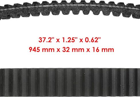 Caltric Drive Aramid Belt Compatible with Yamaha Rhino 700 YXR700 2011-2013/700 FI YXR700 2008-2009 5B4-17641-00-00 in Saudi Arabia
