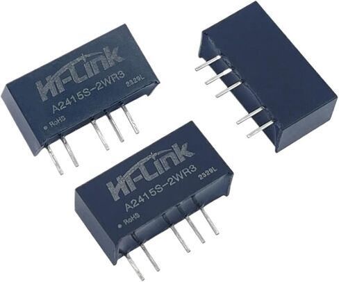 DC DC A2415S-2WR3 24V to ±15V ±68mA Dual Output Isolated Power Supply Module 20pcs/Lot Step Down Converter Smart Home in Saudi Arabia