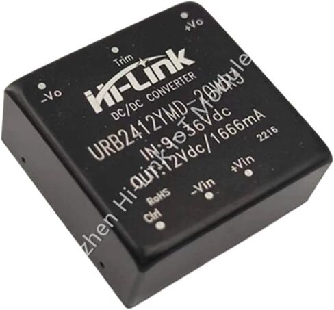 DC-DC URB2405YMD-20WR3 وحدة إمداد الطاقة المعزولة 9-36 فولت مدخلات 24 فولت 12 فولت إلى 5 فولت 4A محول خفض الجهد in Kuwait