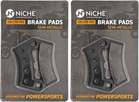 مجموعة مكابح أمامية وخلفية شبه معدنية من NICHE لـ 2015-2018 Polaris General Ranger Crew XP 1000 RZR 2205949 2203318 in Saudi Arabia