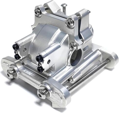 مجموعة صندوق التروس الأمامي CNC Alu7075 لـ Losi 8IGHT-X Super Lasernut 1/6 8S (فضي) in Saudi Arabia