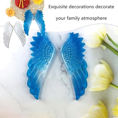 ThFmlva 1 قطعة قالب السيليكون الملاك المهنية أجنحة الملاك قالب راتنج السيليكون DIY بها بنفسك أجنحة المعلقات ، الفن Craftsv in Saudi Arabia