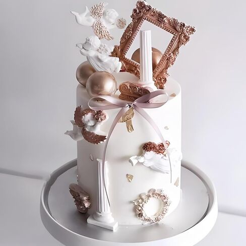 Roman Column Silicone Molds Goddess Sculpture Greek Marble Fondant Molds Pillars Bas Relief Retro Chocolate Mold for Cake Decorating Epoxy Resin Baking DIY Craft Soap Sugar Craft Polymer Clay Plaster in Saudi Arabia