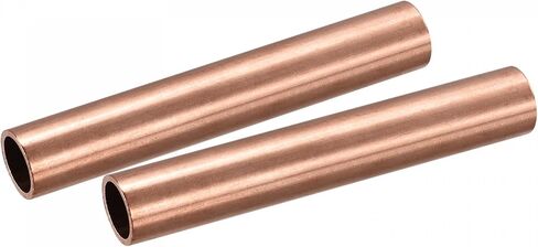 uxcell Copper Round Tube 11mm OD 1.5mm Wall Thickness 100mm Length Pipe Tubing 2 Pcs in Saudi Arabia