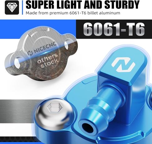 NICECNC Dirt Bike Cylinder Power Válvula Holder Compatible with Yamaha YZ250 1999-2024 YZ250X 2016 2017 2018 2019 2020 2021 2022 2023,Aluminum in Saudi Arabia