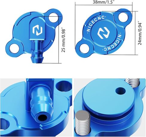 NICECNC Dirt Bike Cylinder Power Válvula Holder Compatible with Yamaha YZ250 1999-2024 YZ250X 2016 2017 2018 2019 2020 2021 2022 2023,Aluminum in Saudi Arabia