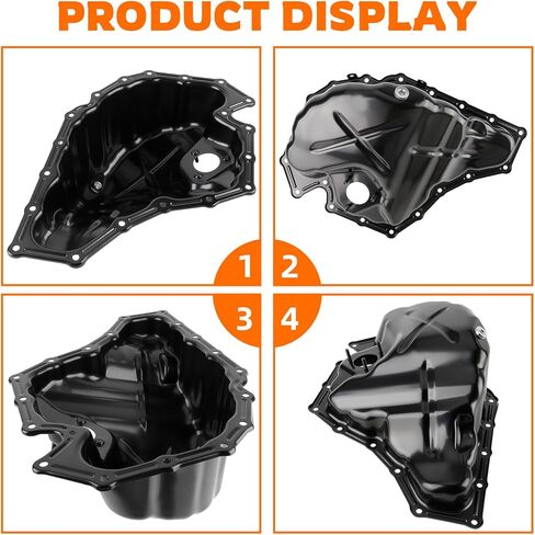 Lower Engine Oil Pan 06H103600AA for Audi Q5 2011-2017 A5 Quattro 2010-2017 2.0L A4 2009-2016 A4 Quattro 2009-2011 2.0L A6 Quattro 2013-2015 2.0L A5 2010-2014 A6 2012-2015 2.0L in Saudi Arabia