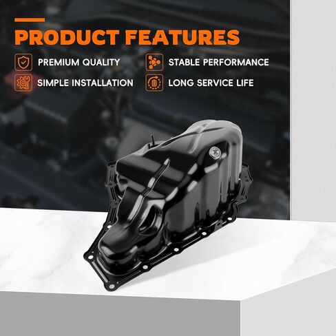 Lower Engine Oil Pan 06H103600AA for Audi Q5 2011-2017 A5 Quattro 2010-2017 2.0L A4 2009-2016 A4 Quattro 2009-2011 2.0L A6 Quattro 2013-2015 2.0L A5 2010-2014 A6 2012-2015 2.0L in Saudi Arabia