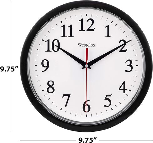 Westclox 10 بوصة (أبيض) 461761 ساعة حائط أساسية in Saudi Arabia