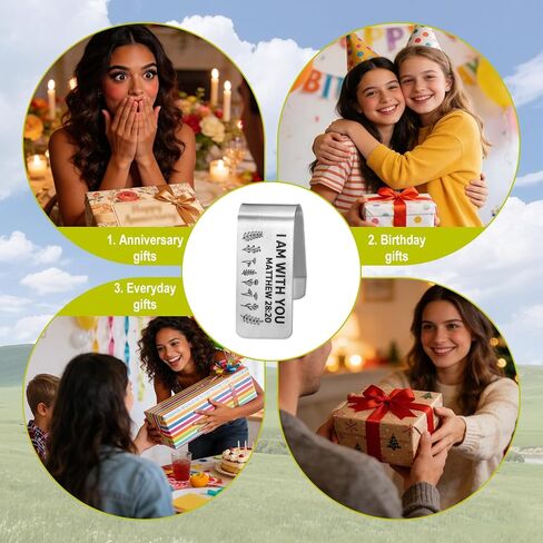 مشبك قناع السيارة من الفولاذ المقاوم للصدأ محفور، سيطلب من ملائكته حمايتك، مشبك صورة قناع مضحك من أجل السفر الآمن، هدية دينية جديدة للسائقين الجدد، إكسسوارات الصور للرجال والنساء in Kuwait