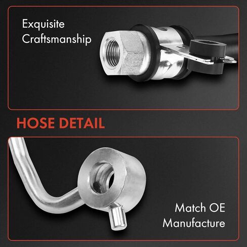 A-Premium Power Steering Pressure Hose Line Assembly Compatible with Hyundai Tucson 2005-2009 & Kia Sportage 2005-2010, Pump To Rack in Saudi Arabia