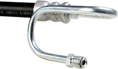 Power Steering Hose - 1PCS Black Synthetic Rubber Power Steering Pressure Line Hose Assembly for Ford Bronco 1980-1989, F-100 1980-1983, F-150 1980-1989, F-200 1986 in Saudi Arabia