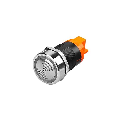 22FM Metal Buzzer red Intermittent Flash high Decibel Intermittent Alarm DC12V24VAC220V(DC12V) in Saudi Arabia