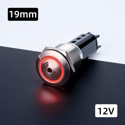 16MM19MM22MM معدن الصوت والضوء إنذار الطنان فلاش متقطع واقية من الانفجار برغي القدم (19MMmetalbuzzerR24V) in Kuwait