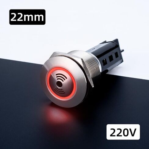 16MM19MM22MM معدن الصوت والضوء إنذار الطنان فلاش متقطع واقية من الانفجار برغي القدم (19MMmetalbuzzerR24V) in Kuwait
