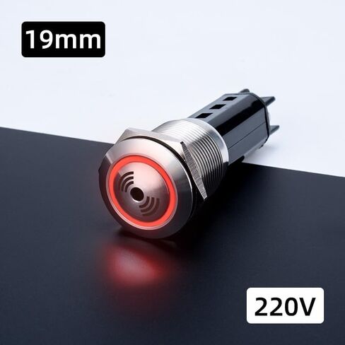 16MM19MM22MM معدن الصوت والضوء إنذار الطنان فلاش متقطع واقية من الانفجار برغي القدم (19MMmetalbuzzerR24V) in Kuwait