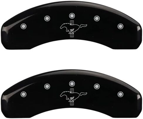 MGP Caliper Covers - Brake Caliper Covers 2015-2023 Ford Mustang - Front and Rear Set - Black in Saudi Arabia