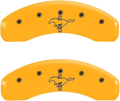 MGP Caliper Covers - Brake Caliper Covers 2015-2023 Ford Mustang - Front and Rear Set - Black in Saudi Arabia