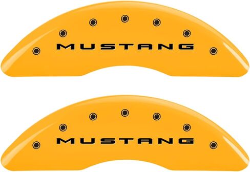 MGP Caliper Covers - Brake Caliper Covers 2015-2023 Ford Mustang - Front and Rear Set - Black in Saudi Arabia