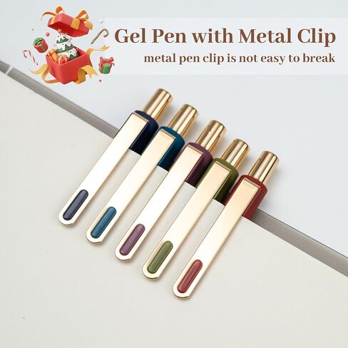 أقلام هلامية بحجم 0.5 مم، قلم حبر جل أسود لطيف قابل للسحب لكتابة اللوازم المكتبية بسلاسة (عدد مختلط 10 قطع) in Kuwait