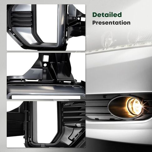 YHTAUTO Fog Light Bezel Fits GMC Canyon 2021-2022 Front Bumper Fog Light Cover Trim Left Driver Side in Saudi Arabia