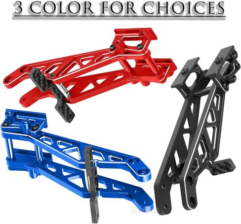 Aluminum Wing Mount Upgrades Part for 1/8 Kraton 6S BLX(EXB),1/8 Notorious 6S BLX,RC Wing Mount Set for Notorious/Kraton (EXB) 6s V6,Replace ARA320758,Red in Saudi Arabia