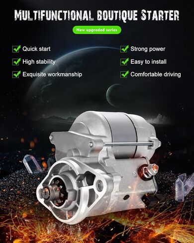 SCITOO Starters Compatible for Toyota 4RUNNER 1984-1993 CELICA 1981-1985 CORONA 1981-1982 PICKUP 1981-1993 2.4L 5FG-18 5FG-33 5FG-35 5FG-38 5FG-40 5FG-45 1988-1994 SND0119 16790 16831 in Saudi Arabia