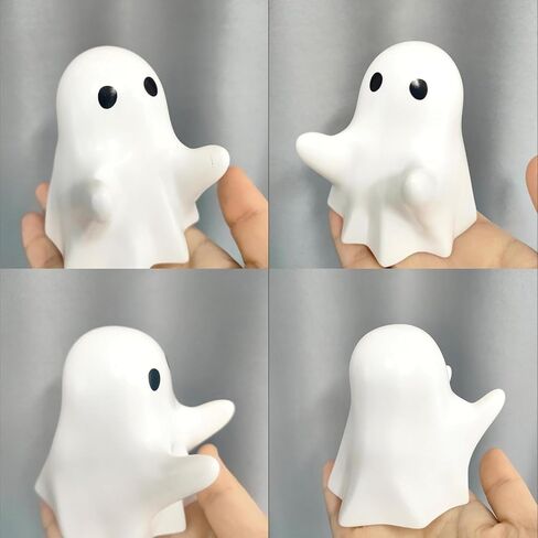 Cute Halloween Ghost Pen Holder, Adorable Pencil Stand for Home Office Desktop Decoration, Halloween Decoration, Holiday Theme, Funny Desk Organizer Accessory in Saudi Arabia