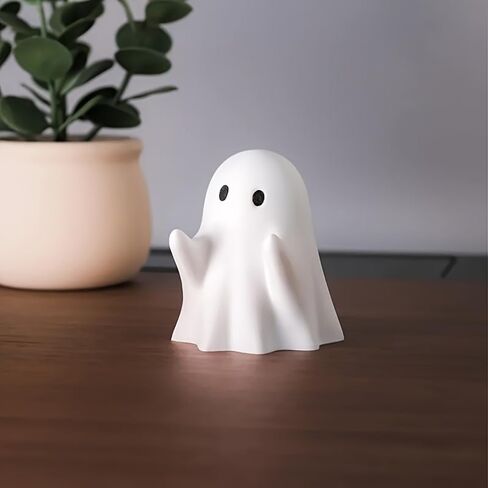 Cute Halloween Ghost Pen Holder, Adorable Pencil Stand for Home Office Desktop Decoration, Halloween Decoration, Holiday Theme, Funny Desk Organizer Accessory in Saudi Arabia