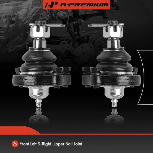 A-Premium 2 x Front Upper Ball Joint Compatible with Nissan Pathfinder 1987-1995, Pickup 1995-1997, 720 1983-1986, D21 1986-1994 in Saudi Arabia