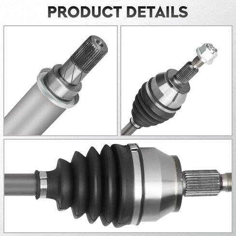 NEW Front CV Axle Shaft Assembly fits for Ford Focus 2012-2018 L4 2.0L, Automatic Dual Clutch Trans, Driver and Passenger side, 2-Pack in Saudi Arabia