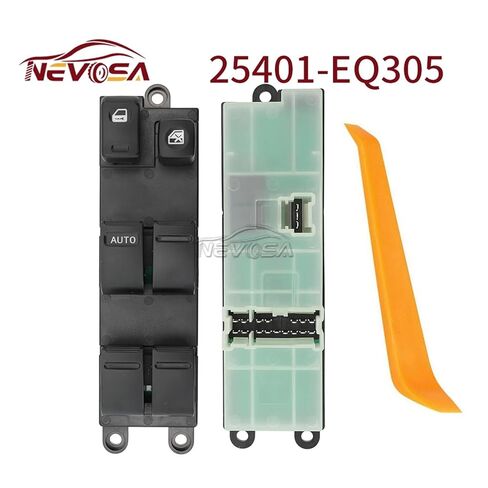 Window Switch for N&issan for X-TRAI 2002-2007 25401-EQ305 25401EQ305 Front Left Master Electric Power Window Switch 25401-4Y100 Button Switches in Saudi Arabia