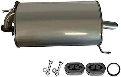 Northeastern Exhaust | Rear Exhaust Muffler with Hangers Bolts compatible with:1998-2002 Honda Accord in Saudi Arabia