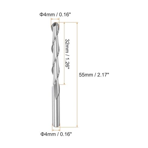 Ball Nose End Mill 6mm Diameter 25mm Cutting Length 6mm Shank High Speed Steel 2 Flutes Spiral Upcut CNC Router Bits in Saudi Arabia