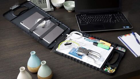 Officemate® OIC Tablet Clipboard Case, 16 1/10"H x 10 1/5"W x 1 3/10"D, Charcoal in Saudi Arabia